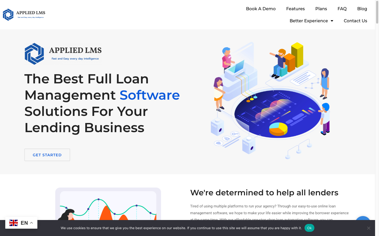 Applied LMS loan management platform screenshot