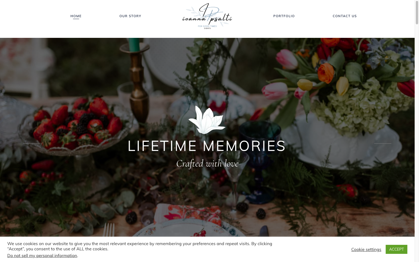 For Good Times website screenshot
